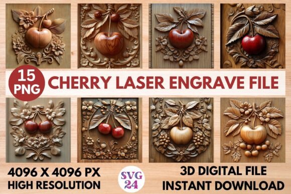 Cherry Laser Engrave File: A Versatile Design for Modern Creators