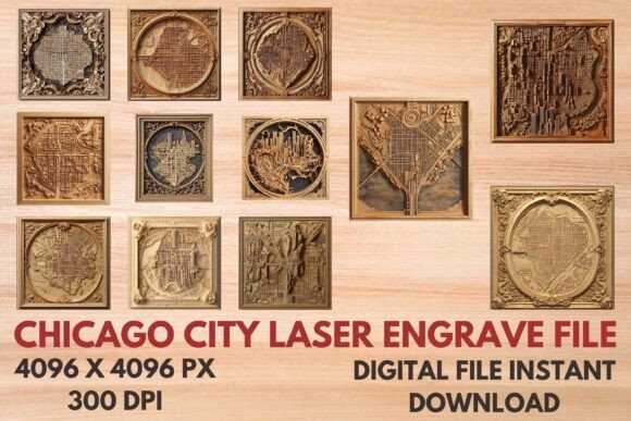 Chicago City Laser Engrave File