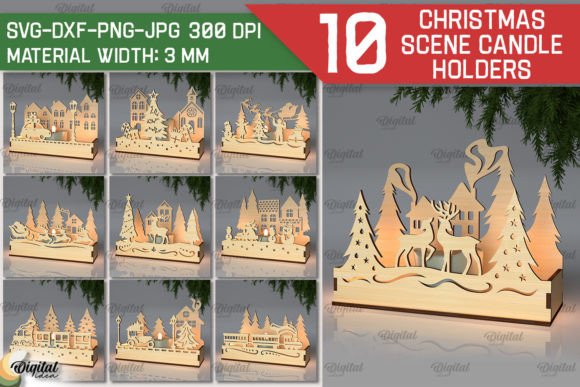 Christmas Scene Candle Holders Laser Cut: A Strategic Tool for Creative and Business Success