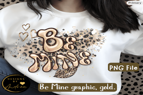 Elevate Your Valentine's Day Merch with Retro Gold and Leopard Print Designs