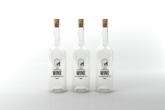 Evaluating the Wine Three Glass Bottle Mockup for Brand Presentations
