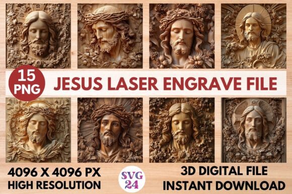 Jesus Laser Engrave File