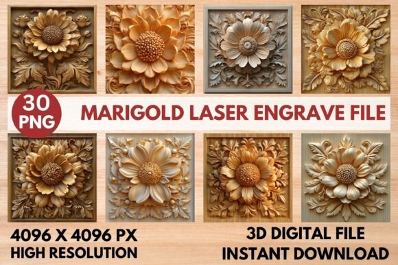 Marigold Laser Engrave File: A Comprehensive Overview