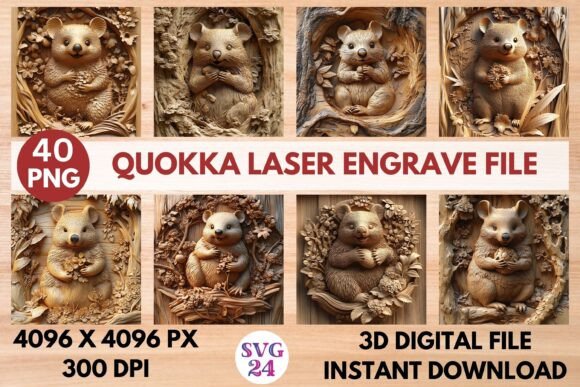 Quokka Laser Engrave File: A Versatile Tool for Creative Projects