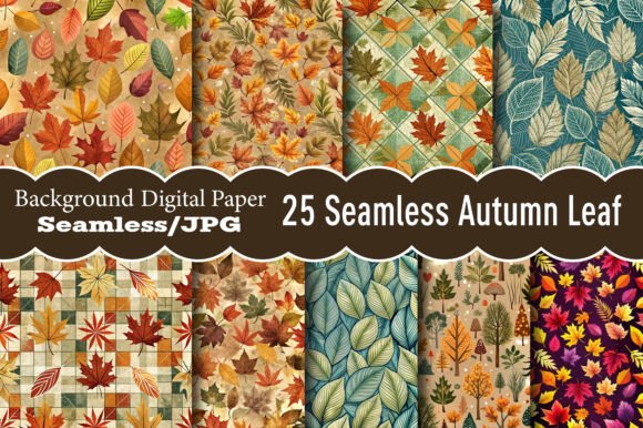Seamless Autumn Leaf Pattern
