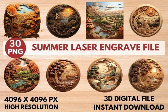 Summer Laser Engrave File: Elevate Your Creative Projects with Precision and Style