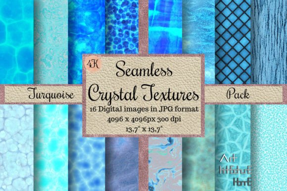 Unlocking Creative Potential with Seamless Turquoise Crystal Textures